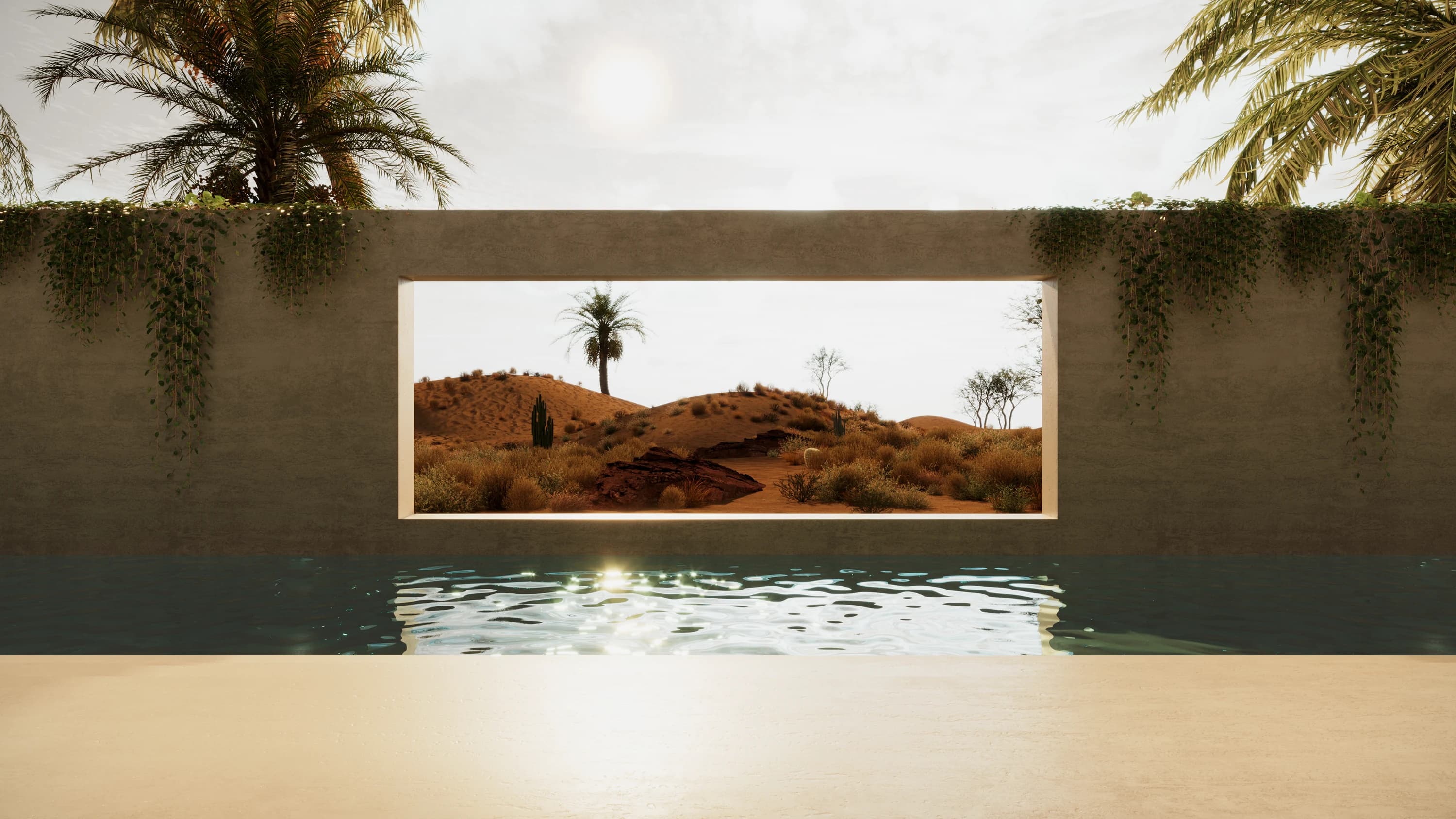 Desert Court — Private Residence, Diriyah, KSA
