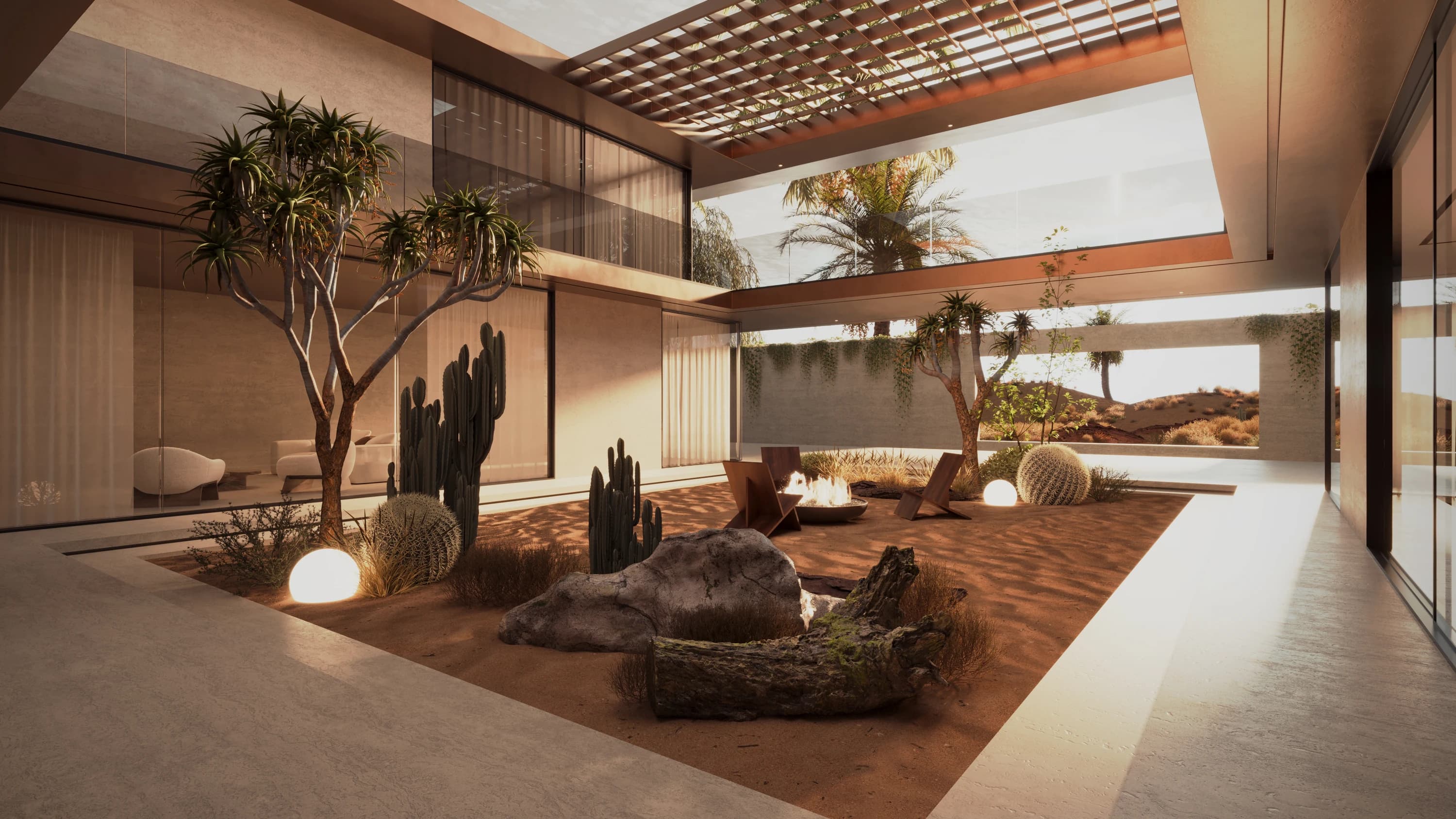 Desert Court, Diriyah, KSA — view 2